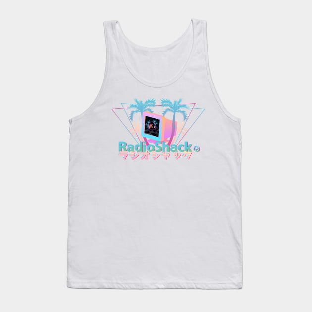 Vaporwave Shack Tank Top by Konixa